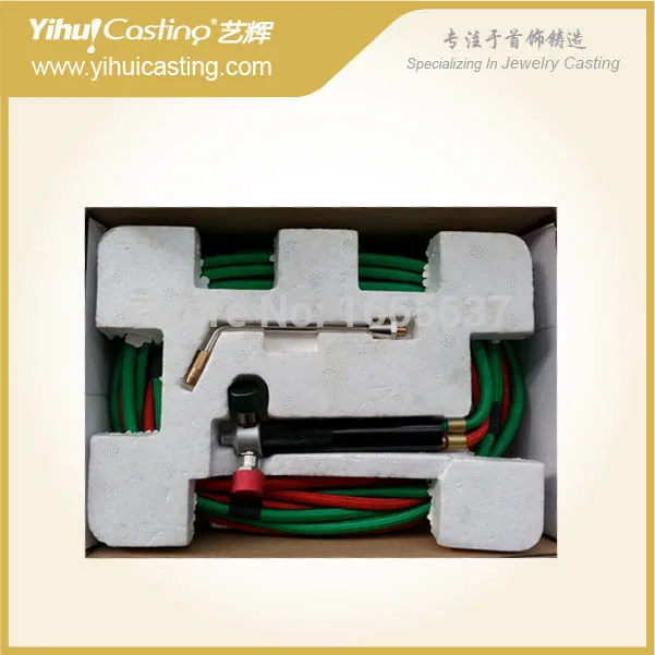 Buy Free shipping Gold welding torch with sapphires