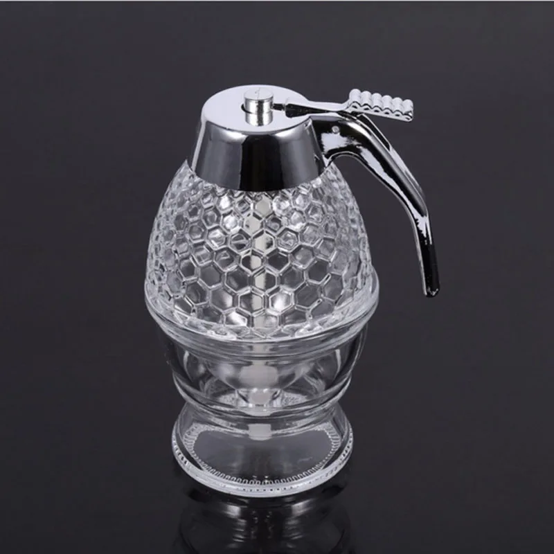 Novel Acrylic Tough Honey Dispenser Syrup Sauce Kitchen Storage Jar Cooking Tools Shipping | Дом и сад