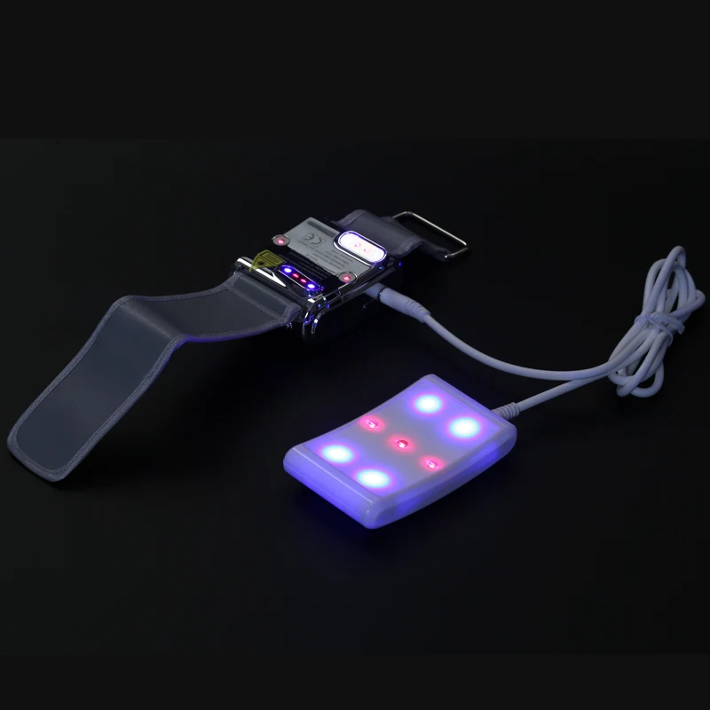 Здравоохранения медицинского оборудования на запястье лазерный крови Давление снижение домашнее средство биолазер синий светодиод