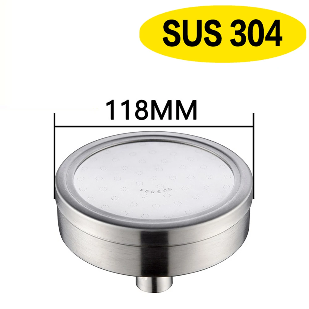 Aluminum Space High Pressure Rain Shower Head with Filter for Hard Water Filter Shower Head Removes Chlorine and Flouride