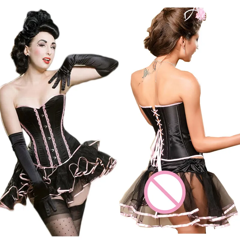 Ace Sexy Corsets For Women Plus Size Costume Overbust Burlesque Corset