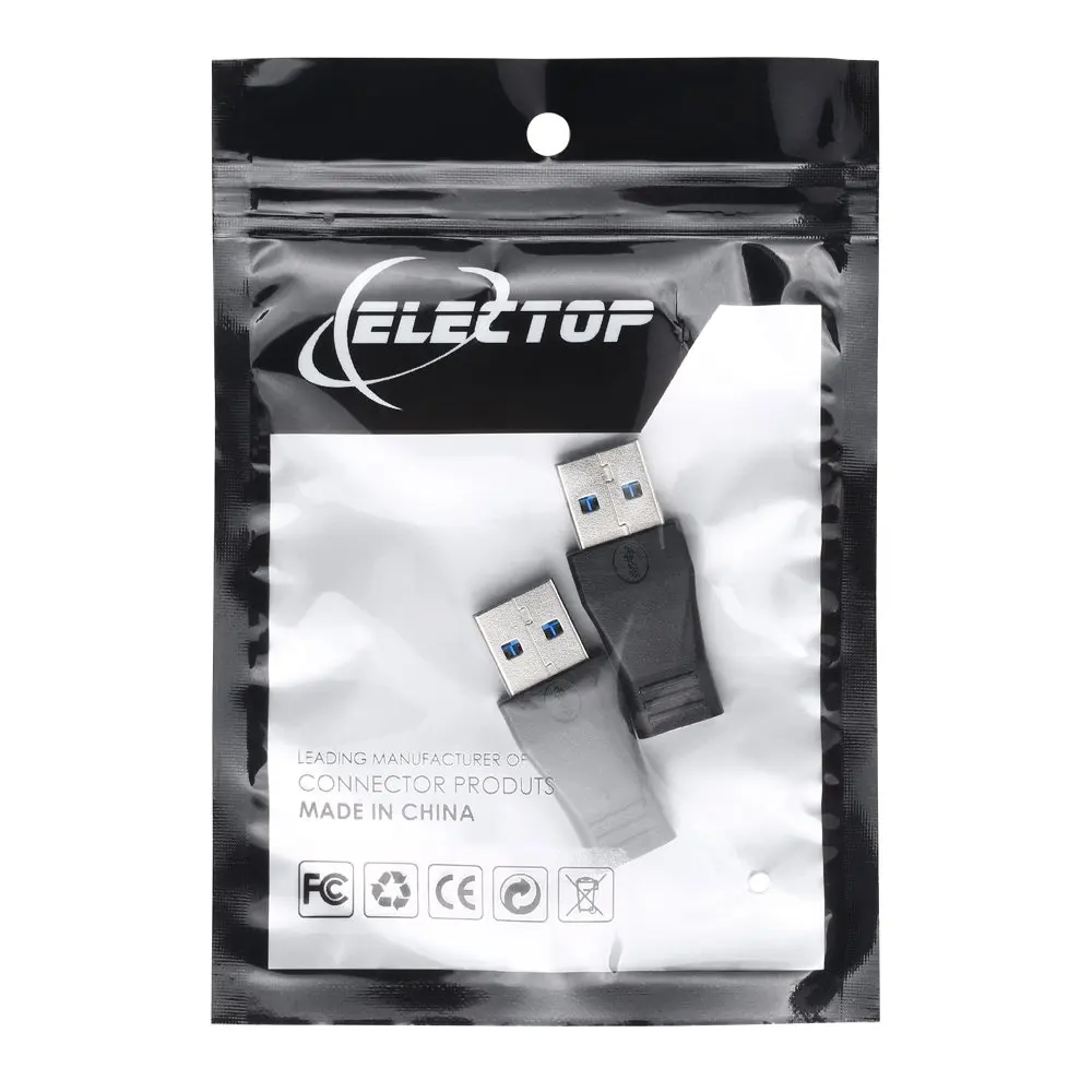 Electop 2 шт USB 3,1 type C адаптер USB 3,0 папа-USB-C Женский адаптер конвертер для Macbook huawei P9 Xiaomi 4C Nexus 5X6 P