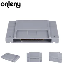 Onleny 16 bit Drive Flash Cartridge Game Card for SUPER MARIO ALL STAR Contra III TV Video Games Console Gaming Card Plug & Play