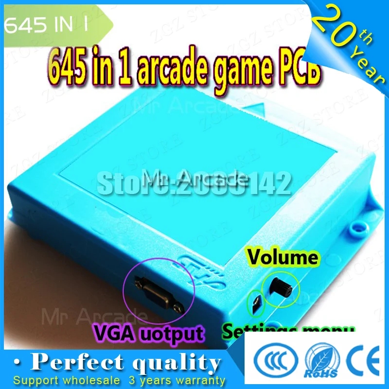 

pandora 4 VGA / CGA output for LCD / CRT 645 in 1 game board pandora arcadejamma Cheap pandora bundle video-arcade jamma board