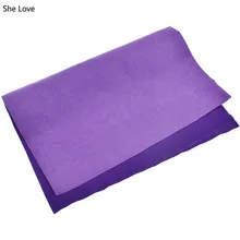 She Love многоцветный А3 замша кожа Ткань 42x30 см мягкий плюш ткань для пэчворка Diy Швейные материалы