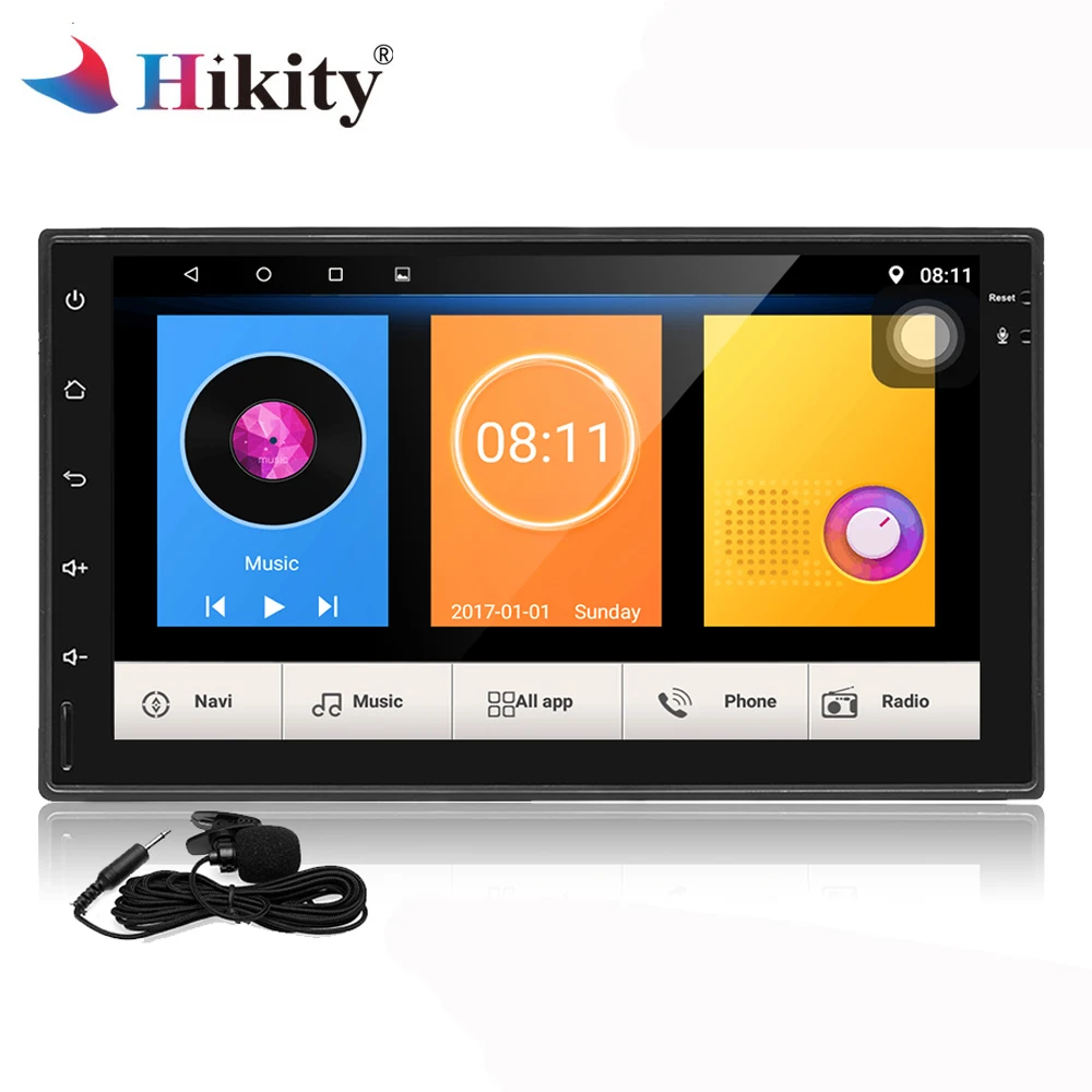 

Hikity Android 7" Car Multimedia player 2 Din GPS Navigation Car Radio 2din audio WiFi FM Bluetooth MP5 Player Stereo Autoradio