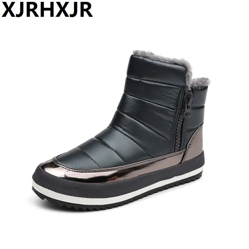 

Women Snow Boots Large Size 35-40 Winter Boots Shoes Super Warm Plush Boots Platform 4 Colors Fashion Women Shoes
