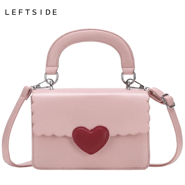 Leftside Sweet Designer Handbags For Women 2018 Female Love Heart Leftside Sweet Designer Handbags For Women 2018 Female Love Heart Messenger Bags Cute Small Lady