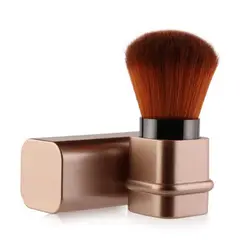 Manooby 2019 Новая кисть для основы 2 цвета золотой серебряный профессиональные дорожные кисти румяна маленький и мягкий инструмент для макияжа