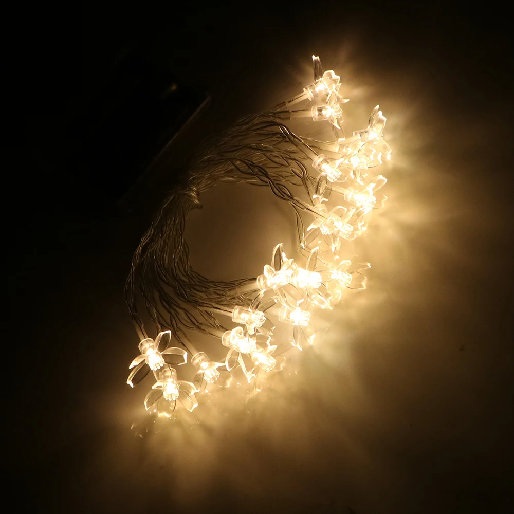ITimo светодиодный венок лампа праздник Рождество освещения Строки открытый украшения вечерние туалетный Свадебный венок