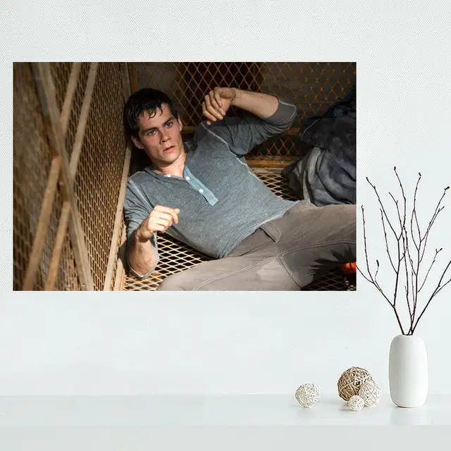 Custom maze runner 01 Home Decor modern For Bedroom Wall Fabric Silk