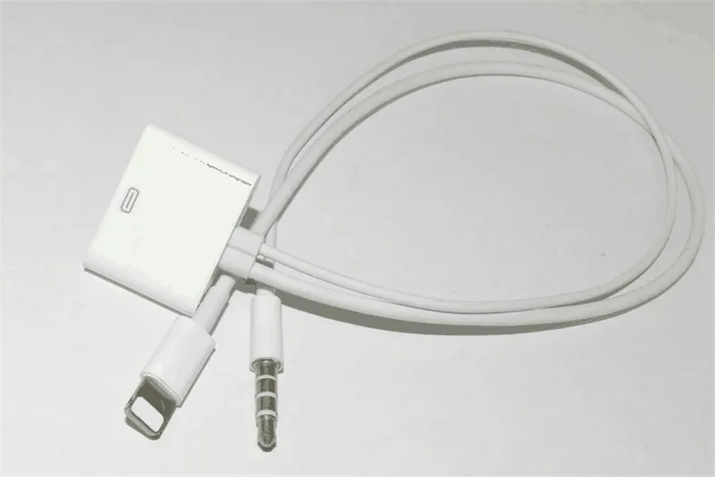 2017 new 8 Pin To 30 Pin Dock 3.5mm ihome Audio Charger Adapter