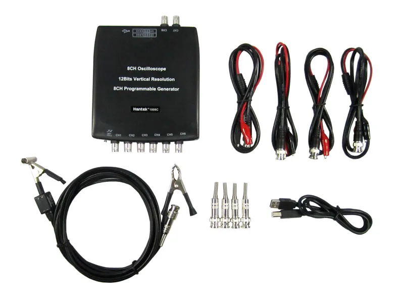 Hantek 1008C 8CH USB oscilloscope professional automotive diagnostic