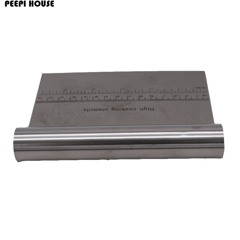 

Stainless Steel Dough Knife used as a Pastry Scraper,Dough Cutter, Bread Scraper, Dough Scraper ,With Measuring Kitchen Tools