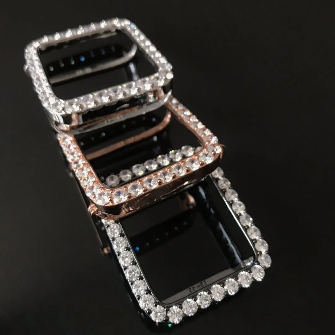 Bling bling iced out iwatch рамка