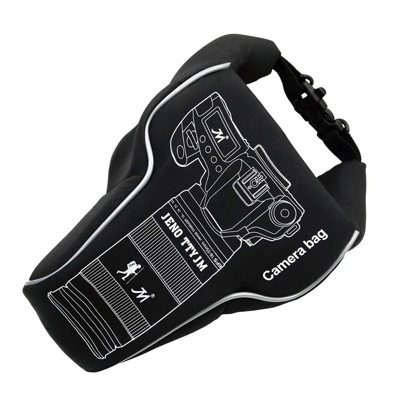Koop 2018 NIEUWE Waterdichte Quakeproof Camera Lens Video Bag Storage Case PU Doek voor Canon Nikon Sony Pentax Fujifilm DSLR camera