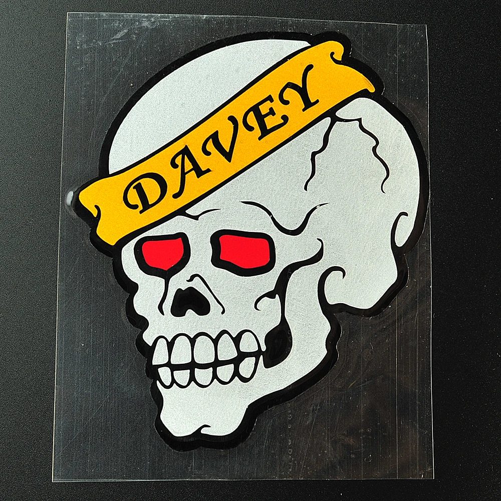 buy 1 pcs Skull head Motorcycle moto Bike Car tail Stickers car Styling Decal Sticker Reflective stickers