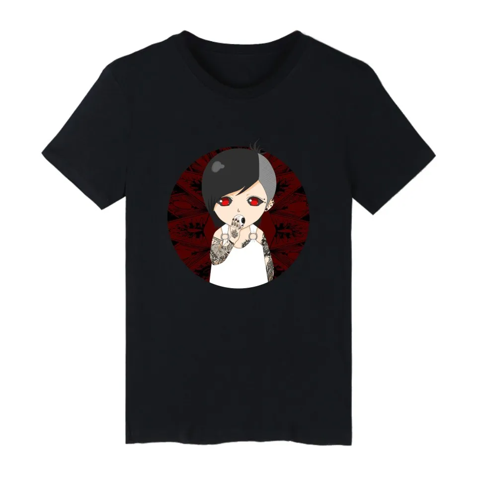 BTS Tokyo Ghoul Anime Kaneki Ken Long T-shirt Men Hip Hop Short Sleeve T Shirts and Mens TShirts Summer Punk Band Tee BTS Tokyo Ghoul Anime Kaneki Ken Long T-shirt Men Hip Hop Short Sleeve T Shirts and Mens TShirts Summer Punk Band Tee