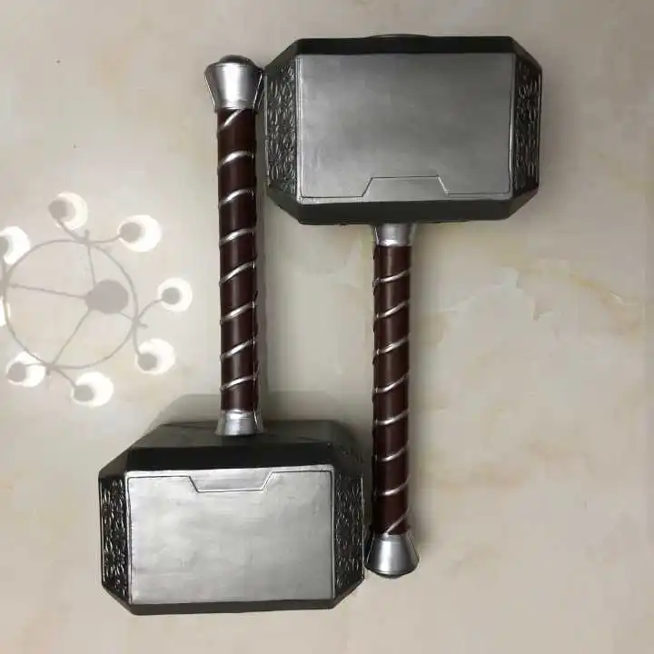 4 Andigra Thor Hammer Captain America Cosplay Mjolnir Superhero Weapon PU Material Props 44 cm