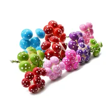 30 шт./лот, мини пенный гриб, искусственные цветы для свадьбы, украшения дома, сделай сам, венок, подарок, скрапбукинг, ремесло, бактериум, 8z