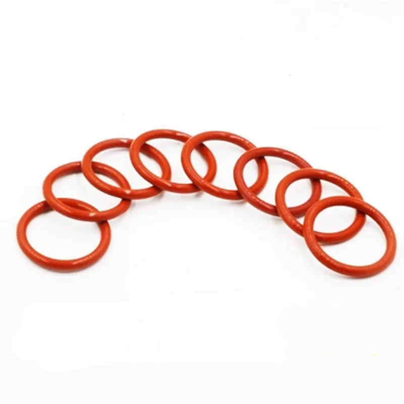 

1pcs Wire diameter 8.6mm red Silica gel waterproof ring Seal O-ring OD 185mm-230mm High temperature resistance