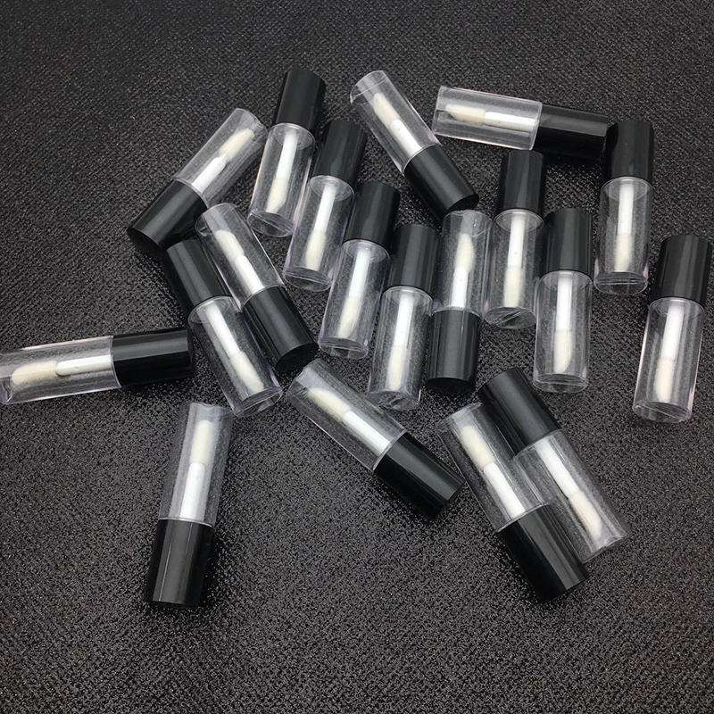 

10pcs 0.8ML Empty Transparent Lip Gloss Tubes Plastic Lip Balm Container Lipstick Cosmetic Makeup Container With Gold Cap