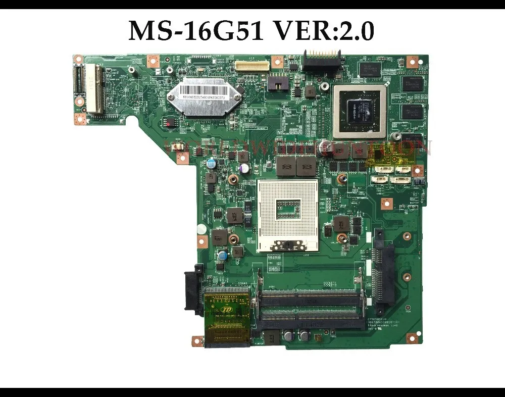 Материнская плата высокого качества MS-16G51 для MSI GE620DX GE620 VER: 2 0 материнская