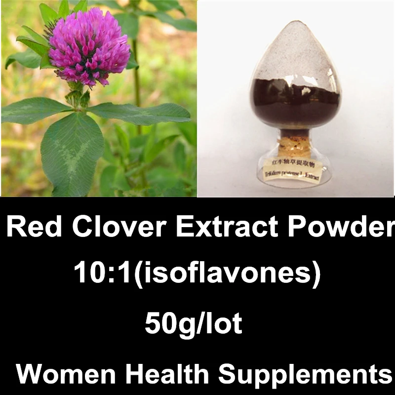 

Pure Red Clover Extract Powder Natural Women Liver Health Care Isoflavones Content Trifolium Pratense Raw Herbal Materials