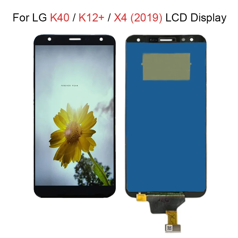Для LG K40 ЖК дисплей с сенсорным экраном дигитайзер в сборе для K12 Plus + lcd X4 (2019) LMX420