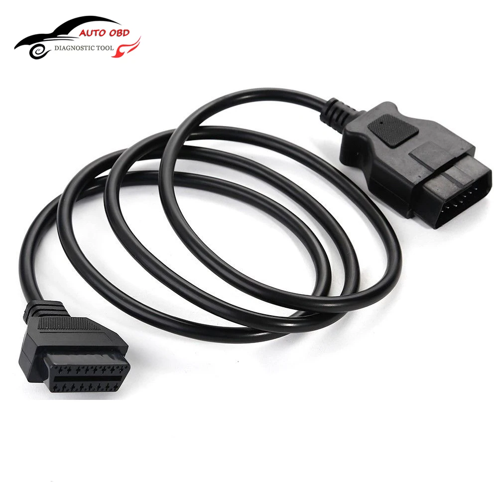 

1.5M OBD2 16 Pin Male To Female Diagnostic Extension Cable 5ft Elm327 Bluetooth Obdii Obd 2 16Pin Extension Diagnostic Cable