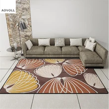 AOVOLL 160X230 см мягкий большой ковер с цветочным рисунком для гостиной, спальни, детской комнаты, ковер для дома, коврик для двери, модный коврик для горячей зоны
