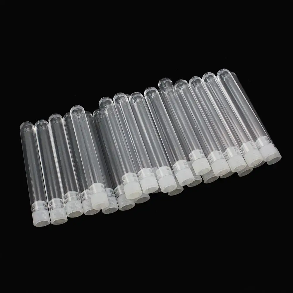 25 pcs محظوظ DIY متمنيا زجاجات شفافة البلاستيك أنبوب اختبار جعل الرغبات زجاجات 83*11mm جعل الرغبات و الحب رسالة