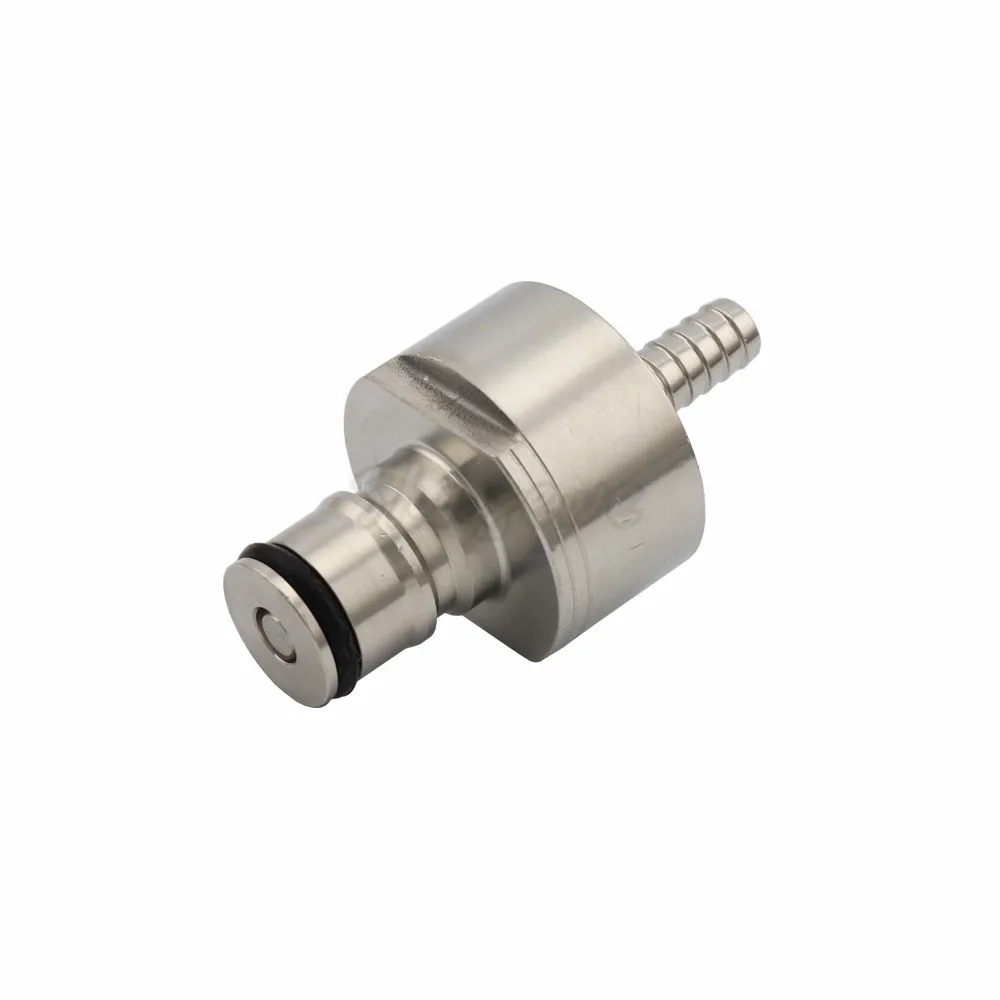 Stainless Steel Carbonation Cap Carbonator & Corny Cornelius keg Liquid Ball Lock Disconnect - 14Barb Homebrew Beer Kegging (1)