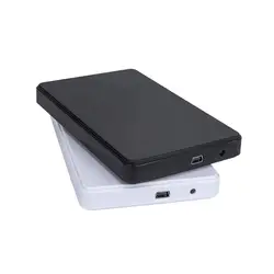 Тонкий 2,0 & Quot; USB 2,5 HDD случае Жесткий драйвер 2 ТБ SATA внешняя коробка диск случае Прямая доставка 0920