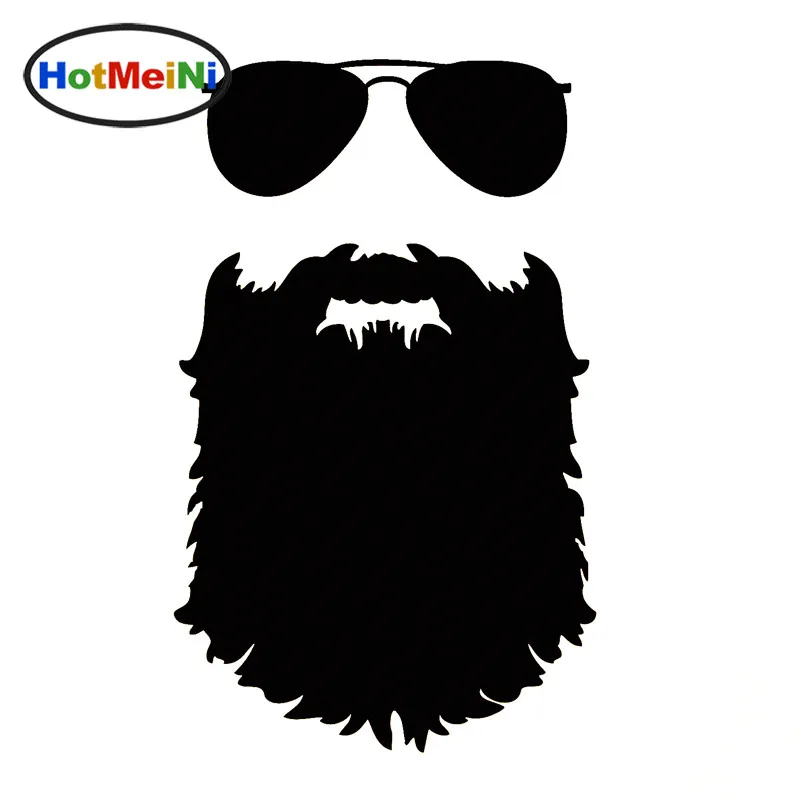 HotMeiNi Beardsticker забавные шутки очки Усы хипстер BeardSticker для Camper Truck SUV искусственная