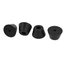 Горячая 4 шт 49 мм x 29 мм черные утопленные резиновые накладки на ножки крышки