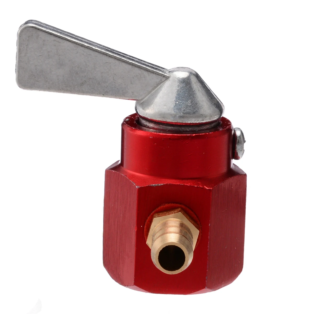 Mayitr 1pc Car Aluminium Universal Fuel Tap Scooter Moped Motorcycle For 6mm Gasoline Hose Switch