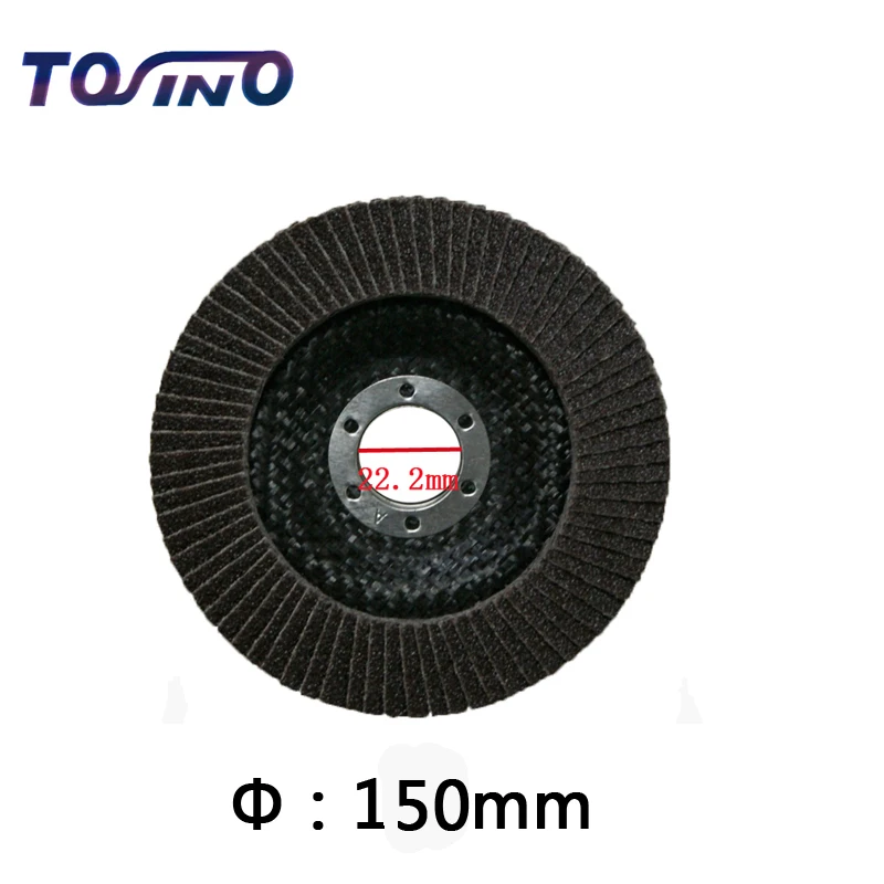 2pcs 150x22.2mm Sanding Flap Discs Grinding Sanding Polishing Wheels Polished Wafers Wheels Grit Angle Grinder angle-grinder-sanding-disc