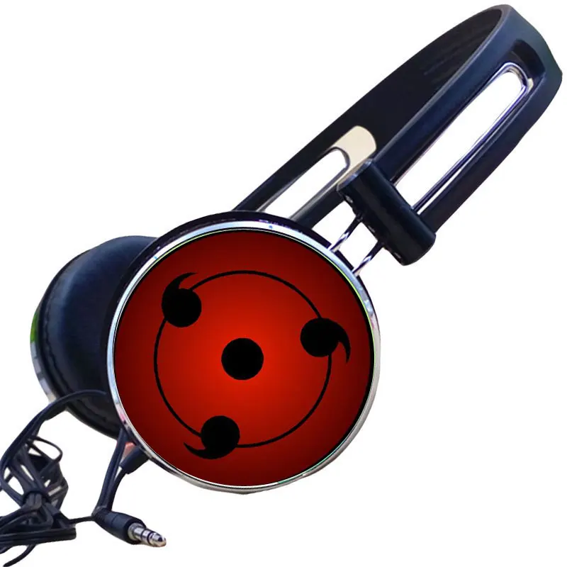 

Custom Naruto Uchiha Clan Itachi Kakashi Sharingan Ninja Headphone Adjustable Sport Headphones Gaming Headset Stereo Headphone