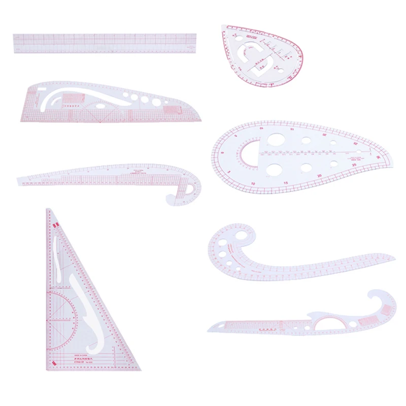 Multi-function Grading Ruler Cutting ruler Sewing Feet Tailor-foot Put Yardstick Sleeve Arm Curve Cut | Дом и сад