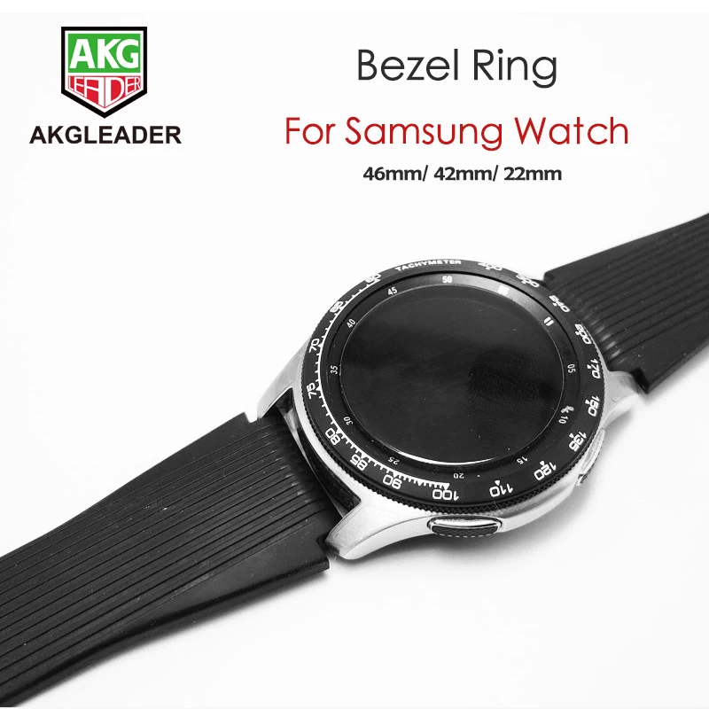 AKGLEADER умный чехол для часов samsung Galaxy Watch 46/42 мм драгоценный камень кольцо клеющаяся