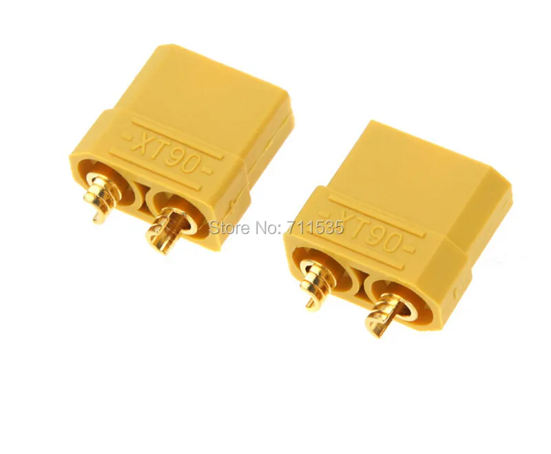 

XT90 XT 90 Battery Connector Set 4.5mm Male Female Gold Plated Banana Plug 1pair Or 3pairs