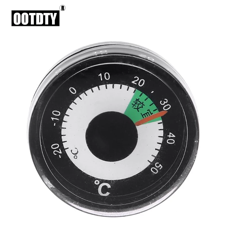 

Diameter 27mm 1.1" Round Mini Thermometer Plastic Mini Spirit Circular Temperature Monitor DORP SHIPPING