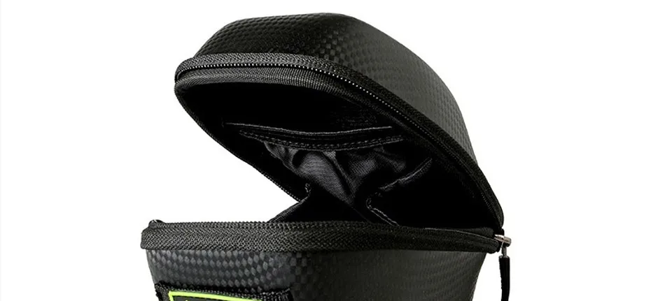 Best ROCKBROS Bike Bag Carbon Fiber Pattern Bike Saddle Bag Waterproof Bicycle Rear Bag Large Capacity Back Bags MTB Road 23