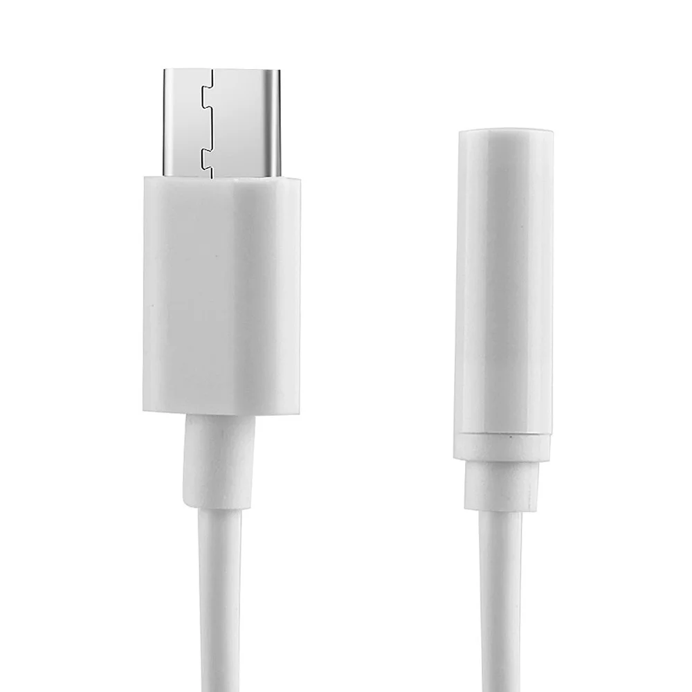 

Hot Sale USB Type C To 3.5mm Earphone Headphone Cable Adapter USB-C To 3.5mm Jack Aux Cable for Letv 2 2pro Max2 Pro 3 Xiaomi 6