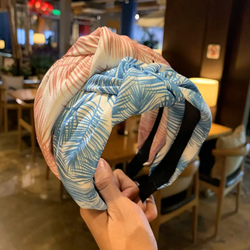 

2019 New Women Headband Vintage Cross Knot Head band Hair Bands Soft Solid Girls Hairband Hair Accessories