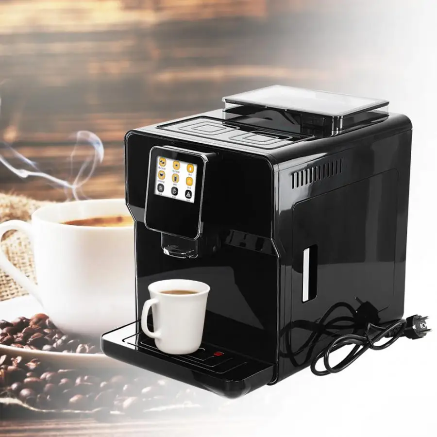 Электрическая Эспрессо-кофеварка, автоматическая кофеварка, капучино, латте, маккиато, мокко, вспениватель молока