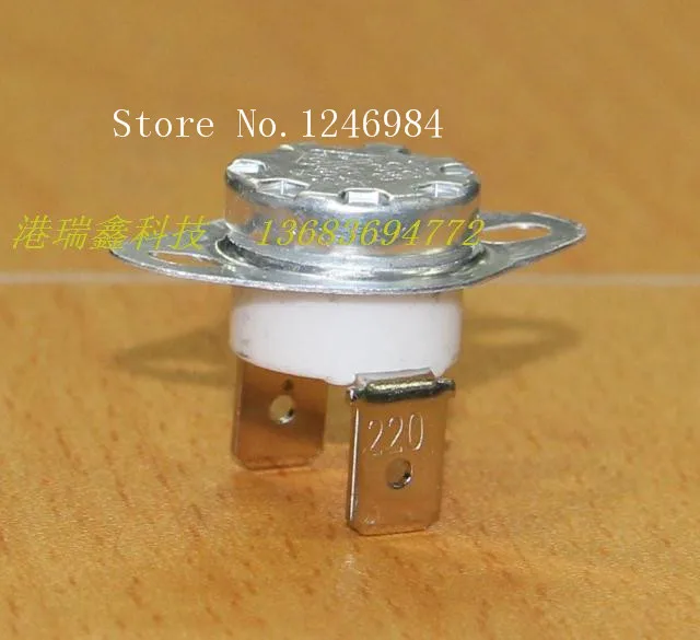 

[SA]Electronic components electronic temperature switch temperature protection thermostat 10A250V--50pcs/lot