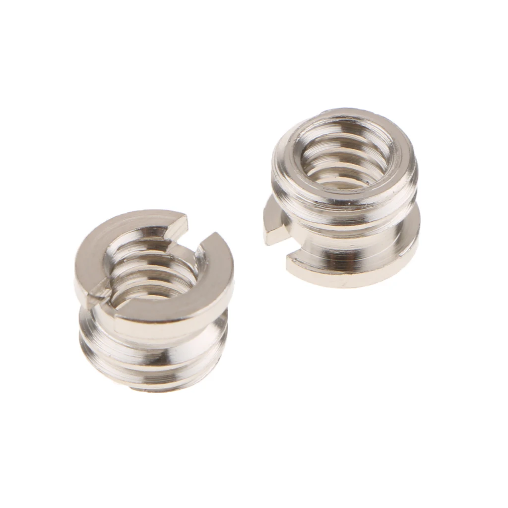 1/4' Female to 3/8' Male Tripod Screw Mount Adapter Converter for Camera Bracket Light Stand Monopod Ball Head Mount Quick Plate