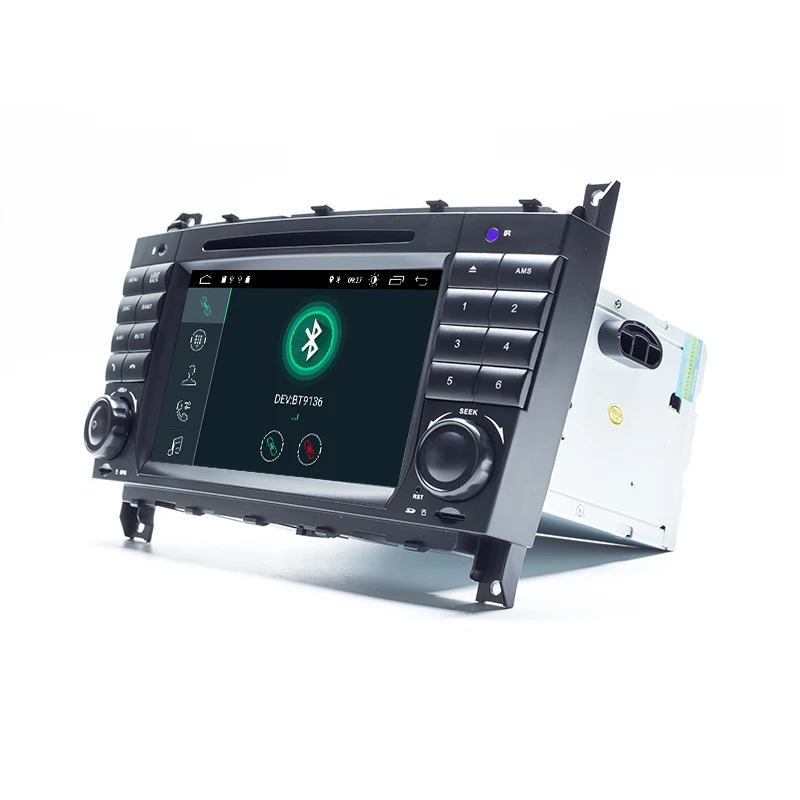 Top 2 Din Android 9 Car DVD Multimedia For Mercedes/Benz W203 W209 W219 A-Class A160 C-Class C200 CLK200 GPS Navigation radio stereo 2